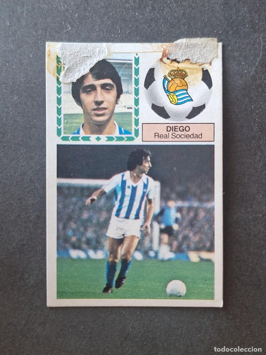Cromos de f&uacute;tbol: L5 DIEGO REAL SOCIEDAD LIGA ESTE 1983 1984 83 84 DESPEGADO RECUPERADO