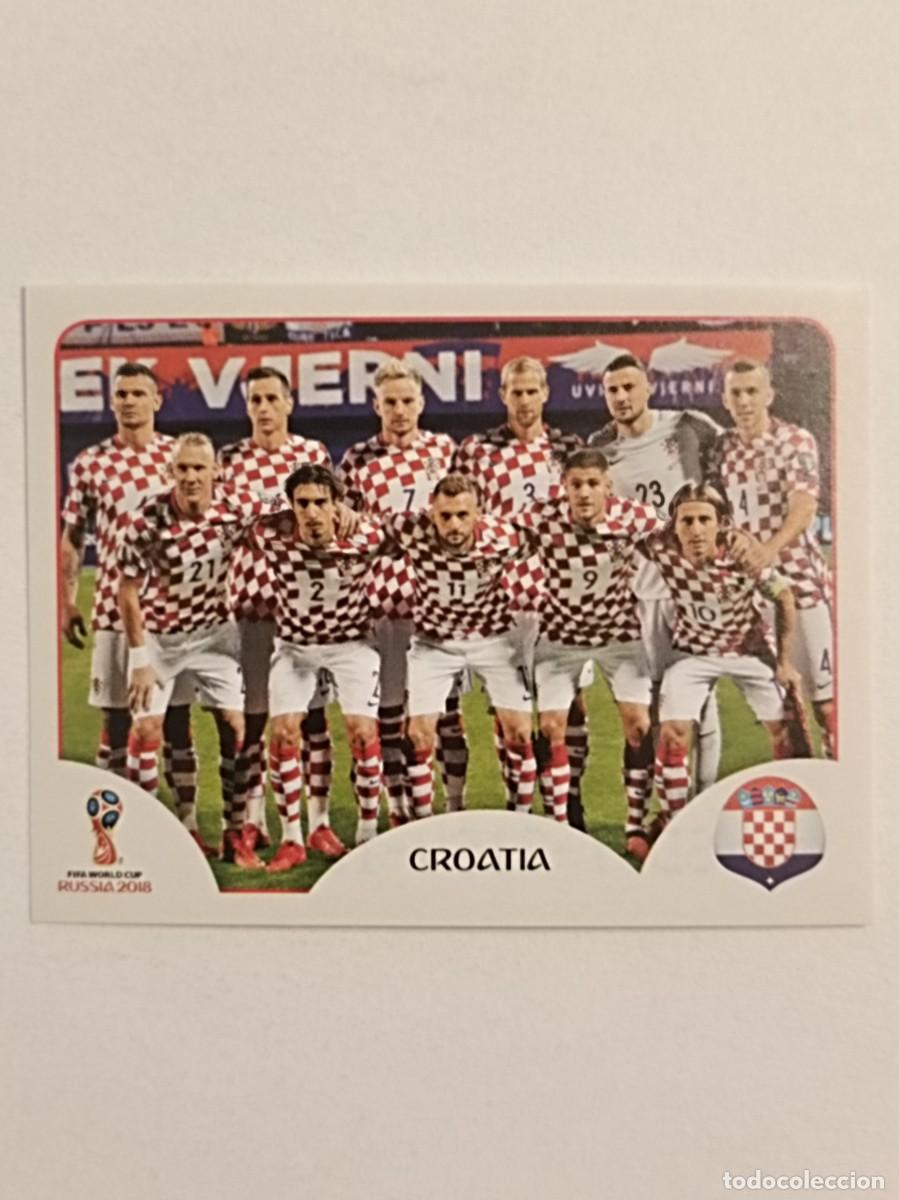 Cromos de f&uacute;tbol: #301 ALINEACION (CROACIA) MUNDIA RUSIA 2018 PANINI VERSION ROSA