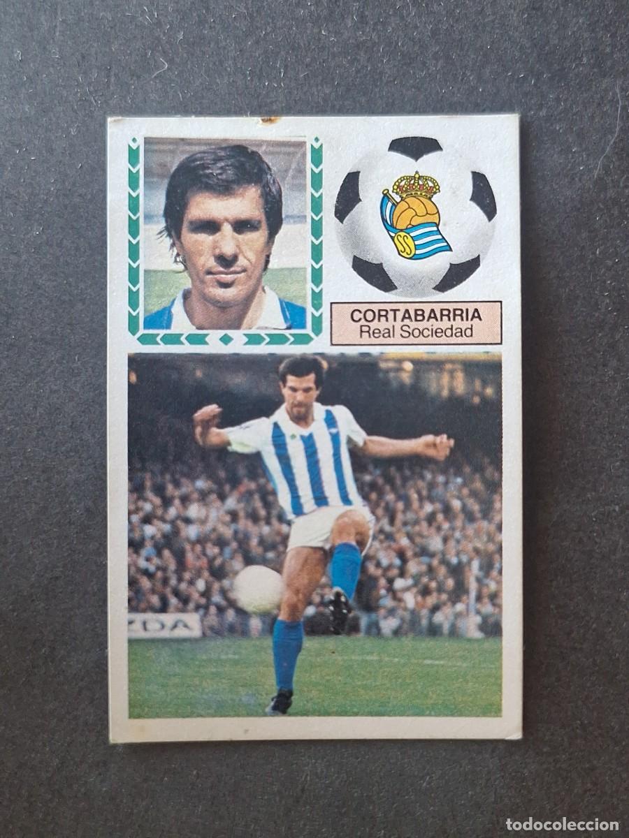 Cromos de f&uacute;tbol: L5 CORTABARRIA REAL SOCIEDAD LIGA ESTE 1983 1984 83 84 DESPEGADO RECUPERADO