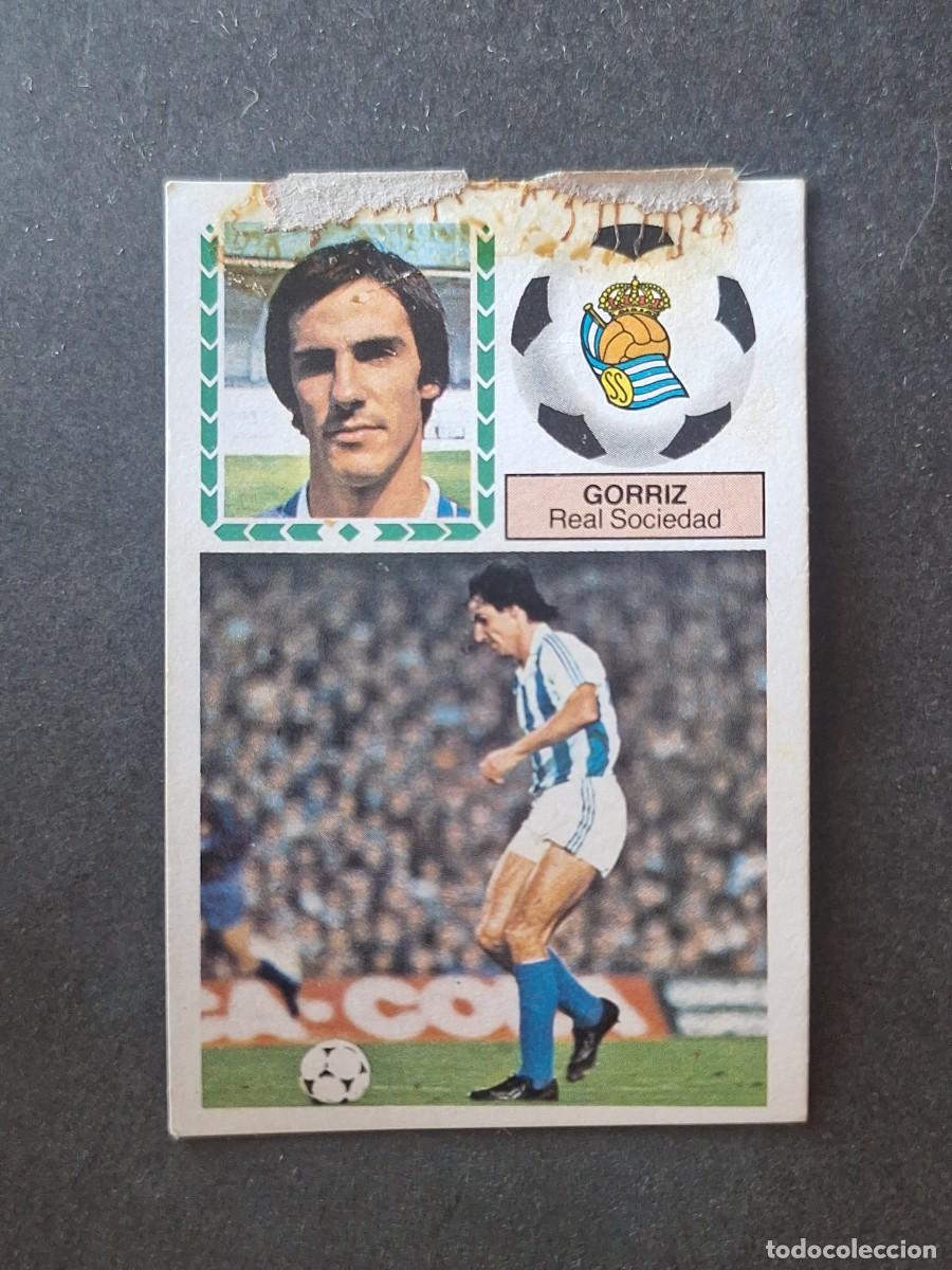 Cromos de f&uacute;tbol: L5 GORRIZ REAL SOCIEDAD LIGA ESTE 1983 1984 83 84 DESPEGADO RECUPERADO