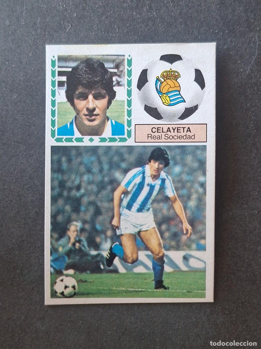 Cromos de f&uacute;tbol: L5 CELAYETA REAL SOCIEDAD LIGA ESTE 1983 1984 83 84 DESPEGADO RECUPERADO