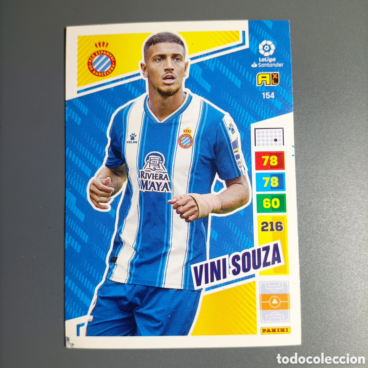 Cromos de f&uacute;tbol: ADRENALYN. LIGA 2022-2023 (ESPANYOL) №154 VINI SOUZA
