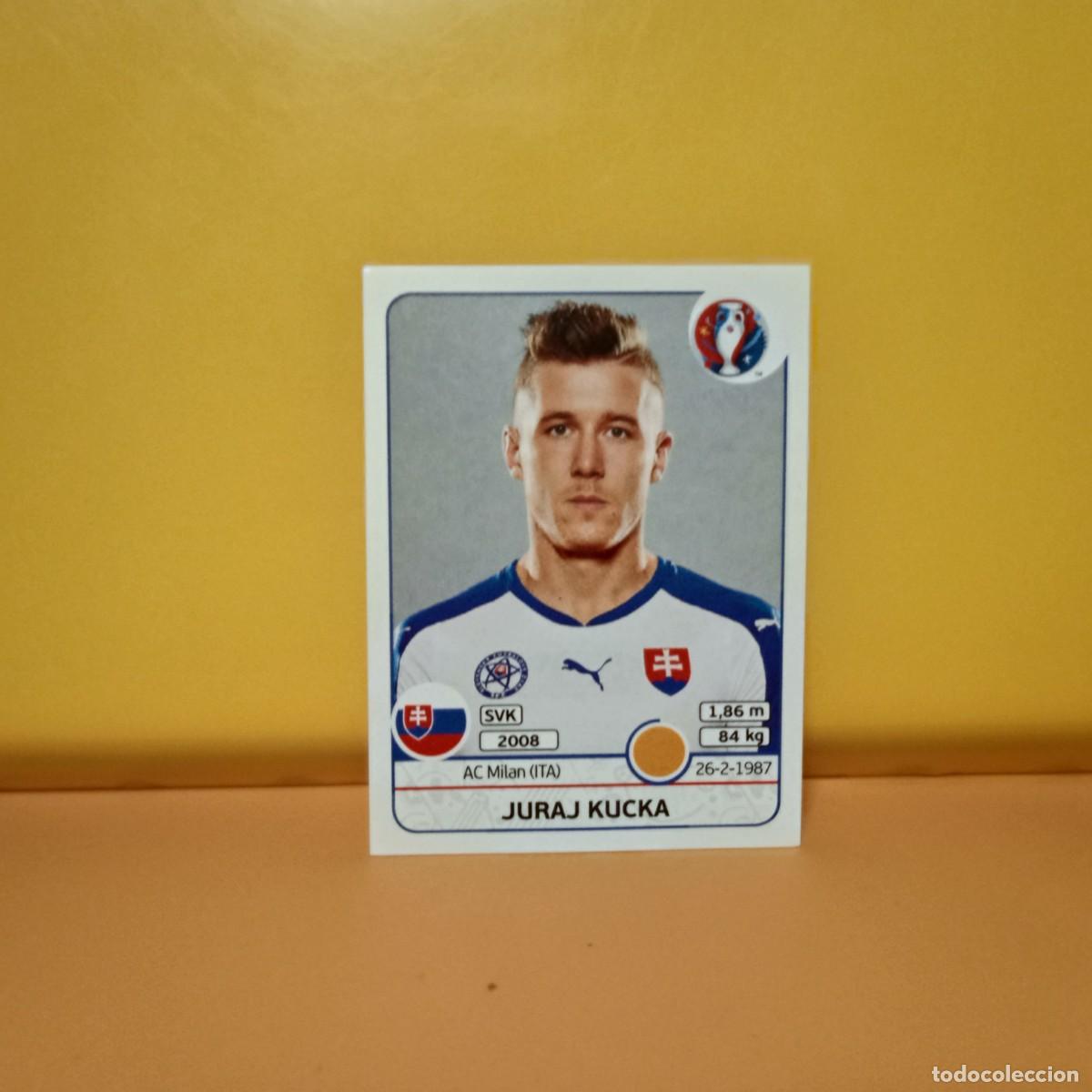 Cromos de f&uacute;tbol: PANINI EURO 2016 FRANCE; EUROCOPA FRANCIA: ESLOVAQUIA JURAJ KUCKA 222
