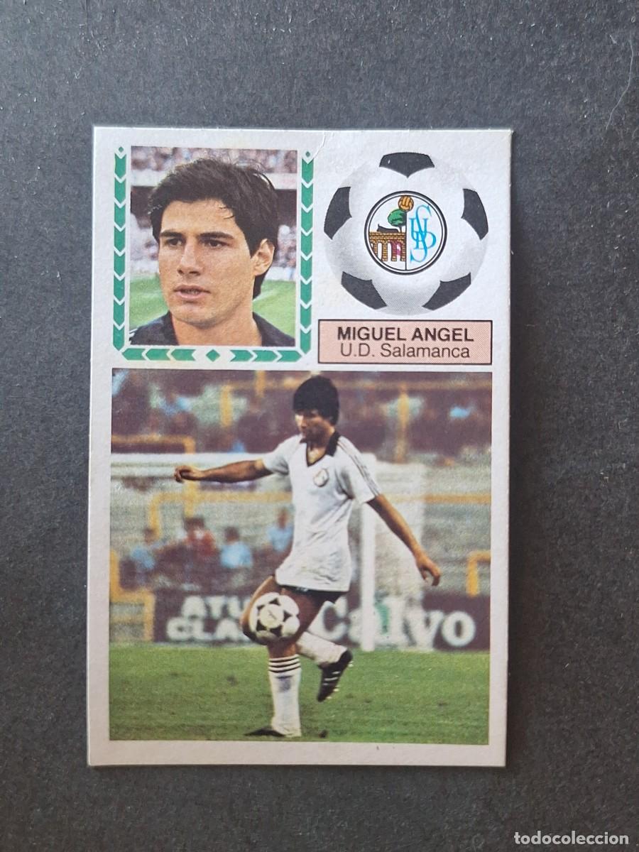 Fu&szlig;ball-Sticker: L5 MIGUEL ANGEL S. D. SALAMANCA LIGA ESTE 1983 1984 83 84 DESPEGADO RECUPERADO