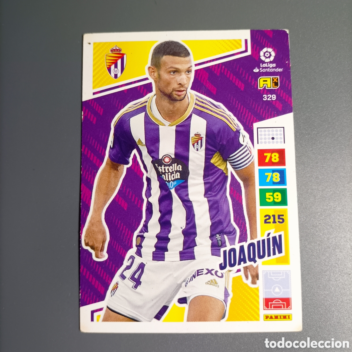 Fu&szlig;ball-Sticker: ADRENALYN. LIGA 2022-2023 (VALLADOLID) №329 JOAQUIN