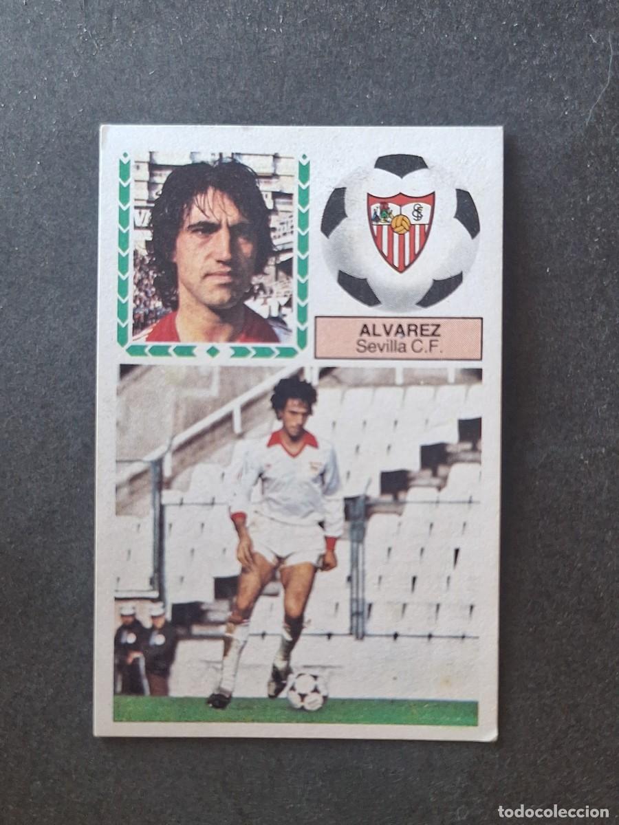 Cromos de Futebol: L5 ALVAREZ SEVILLA C. F. LIGA ESTE 1983 1984 83 84 DESPEGADO RECUPERADO