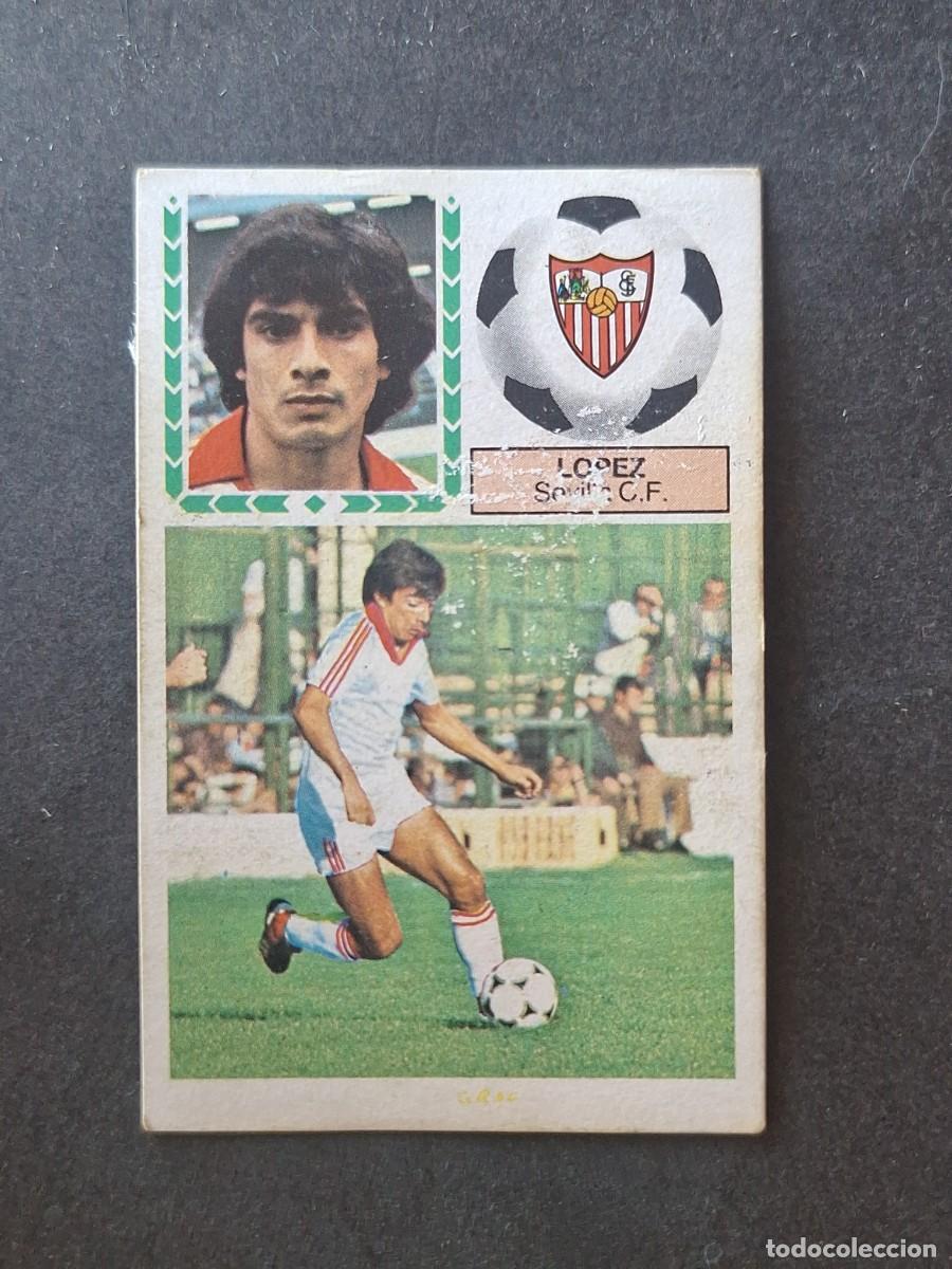 Cromos de Futebol: L5 LOPEZ SEVILLA C. F. LIGA ESTE 1983 1984 83 84 DESPEGADO RECUPERADO