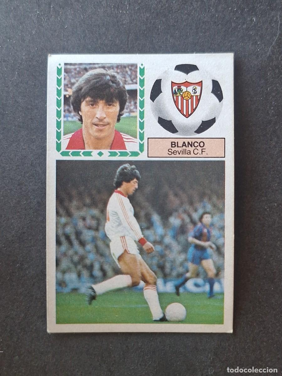 Cromos de f&uacute;tbol: L5 BLANCO SEVILLA C. F. LIGA ESTE 1983 1984 83 84 DESPEGADO RECUPERADO