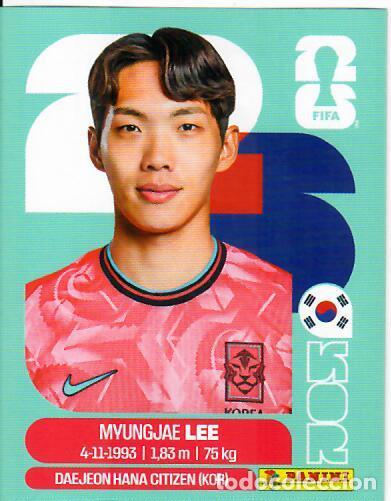 Cromos de f&uacute;tbol: CROMO PANINI MUNDIAL WORLD CUP 2026 - KOR 9 - MYUNGJAE LEE - COREA