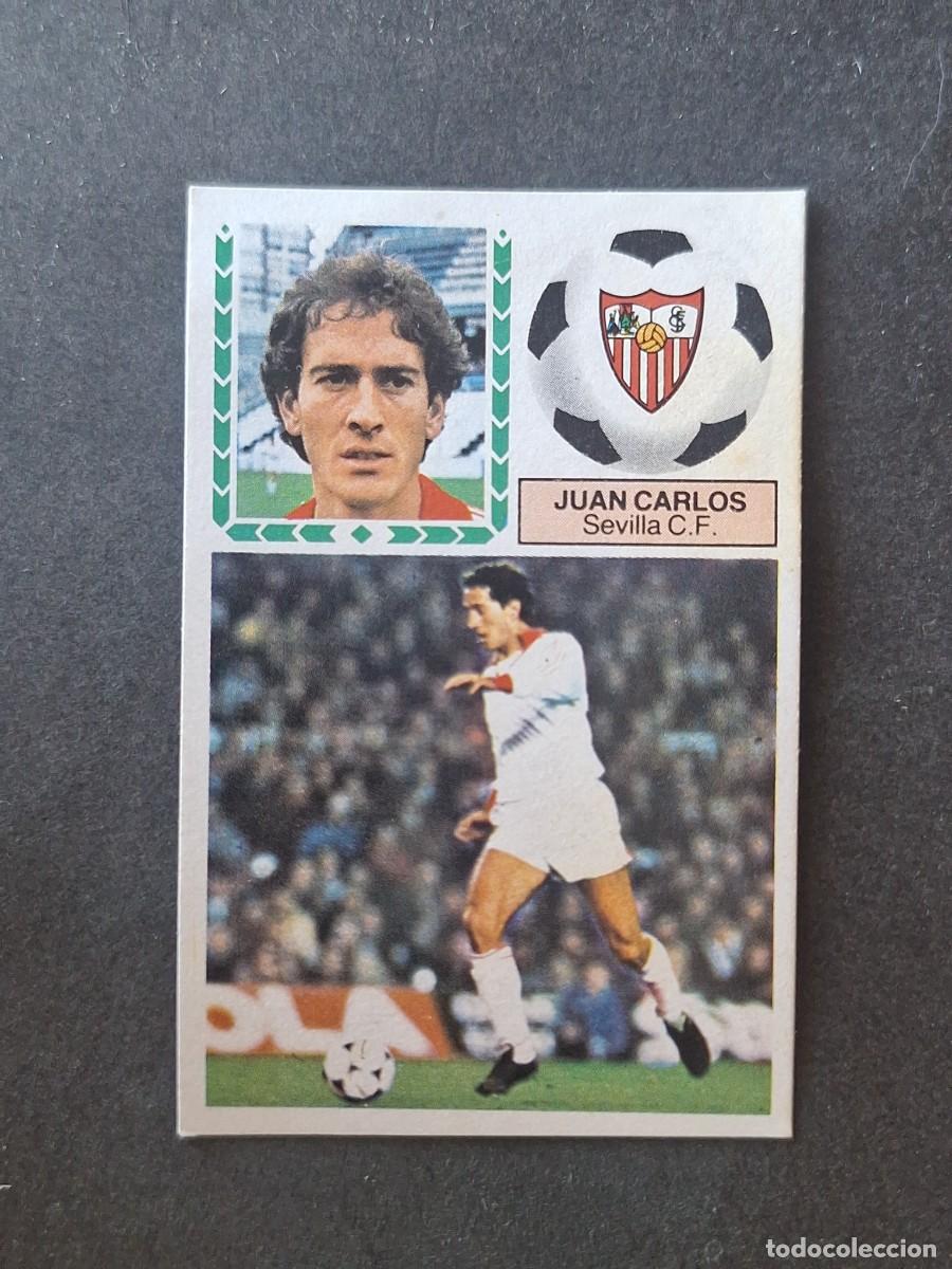 Cromos de f&uacute;tbol: L5 JUAN CARLOS SEVILLA C. F. LIGA ESTE 1983 1984 83 84 DESPEGADO RECUPERADO