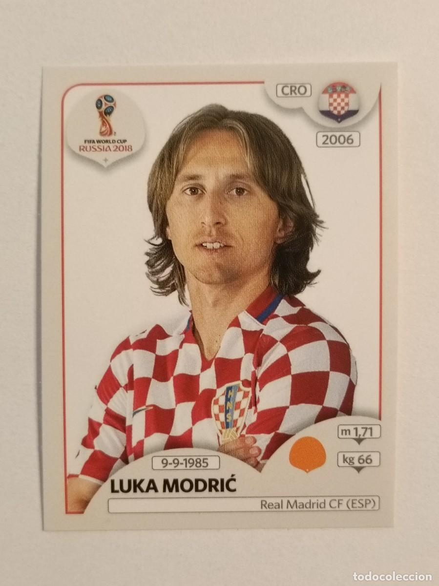 Cromos de f&uacute;tbol: #310 MODRIC (CROACIA) MUNDIA RUSIA 2018 PANINI VERSION ROSA