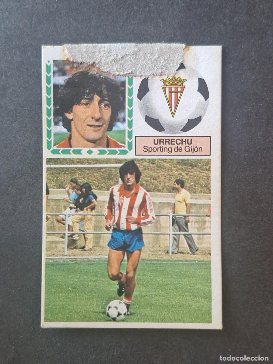 Cromos de f&uacute;tbol: L5 URRECHU SPORTING DE GIJON LIGA ESTE 1983 1984 83 84 DESPEGADO RECUPERADO