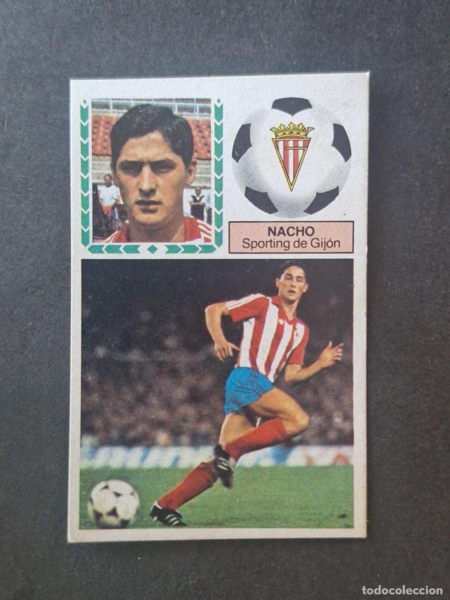Cromos de f&uacute;tbol: L5 NACHO SPORTING DE GIJON LIGA ESTE 1983 1984 83 84 DESPEGADO RECUPERADO