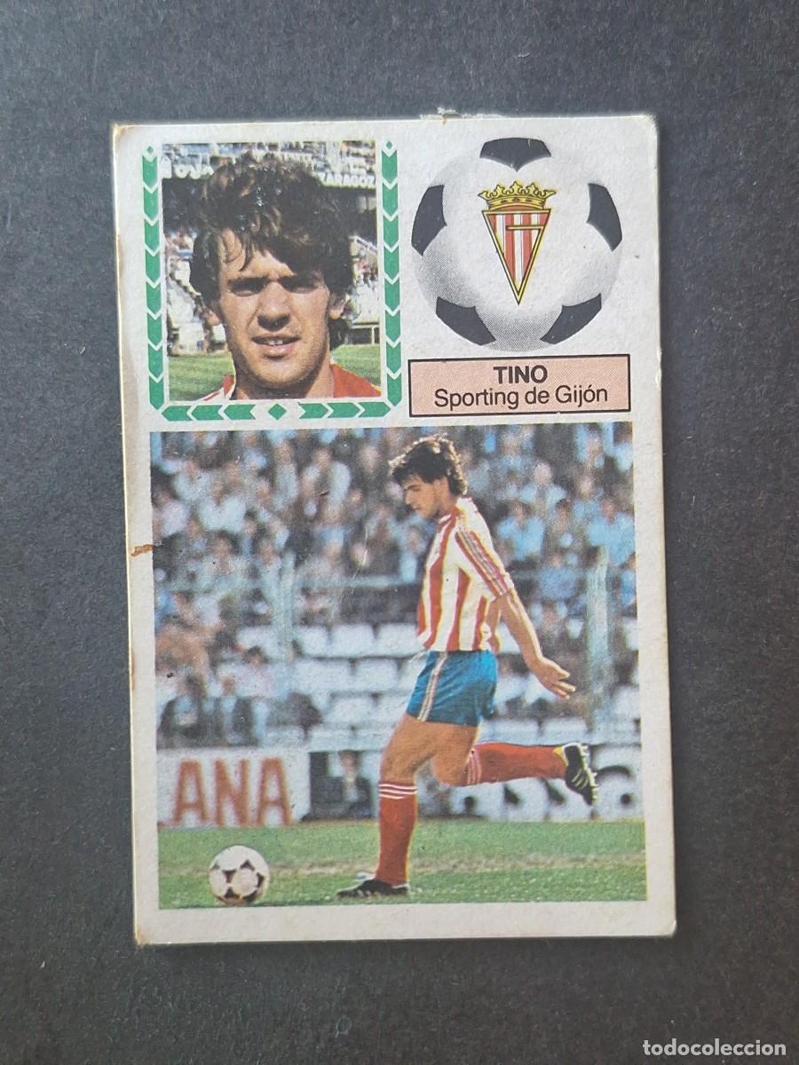 Cromos de f&uacute;tbol: L5 TINO SPORTING DE GIJON LIGA ESTE 1983 1984 83 84 DESPEGADO RECUPERADO