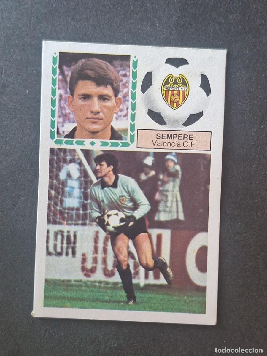 Cromos de f&uacute;tbol: L5 SEMPERE VALENCIA C. F. LIGA ESTE 1983 1984 83 84 DESPEGADO RECUPERADO