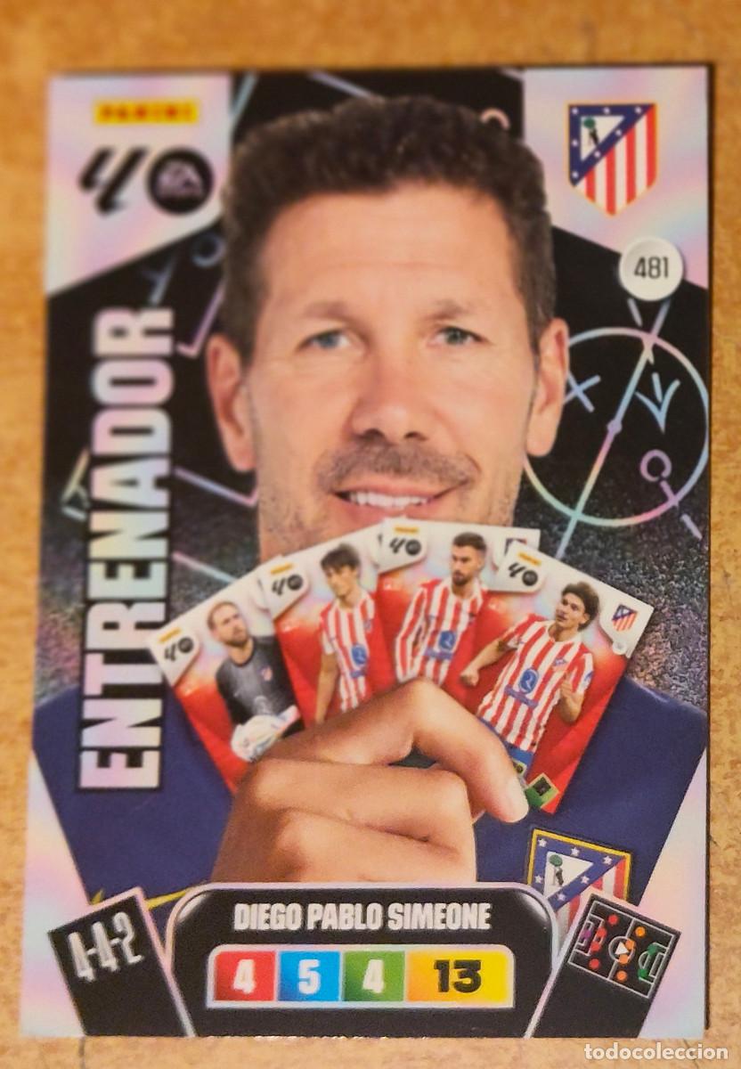 Cromos de f&uacute;tbol: FICHA N&ordm; 481 SIMEONE - ADRENALYN 25 26 - PANINI 2025 - 26 - CROMO - ENTRENADOR