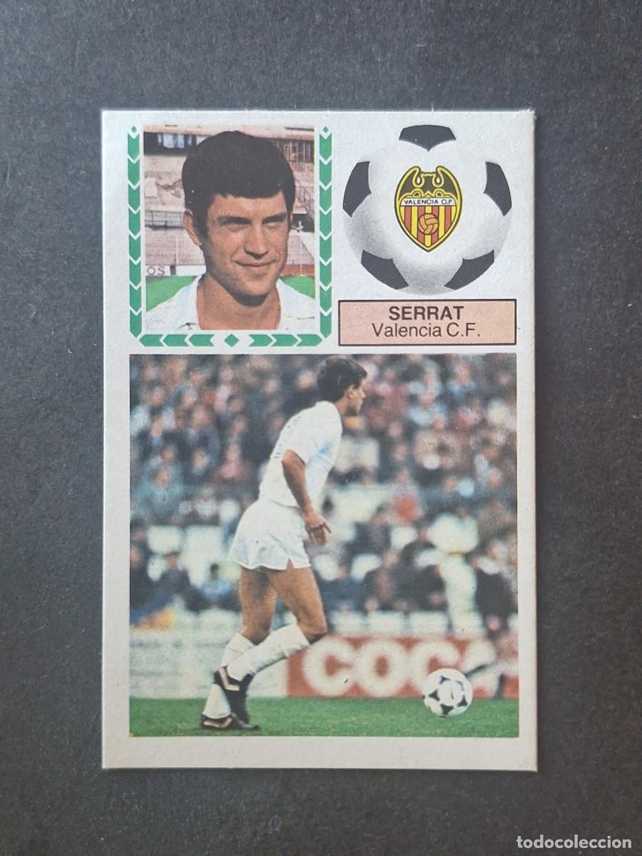 Cromos de f&uacute;tbol: L5 SERRAT VALENCIA C. F. LIGA ESTE 1983 1984 83 84 DESPEGADO RECUPERADO