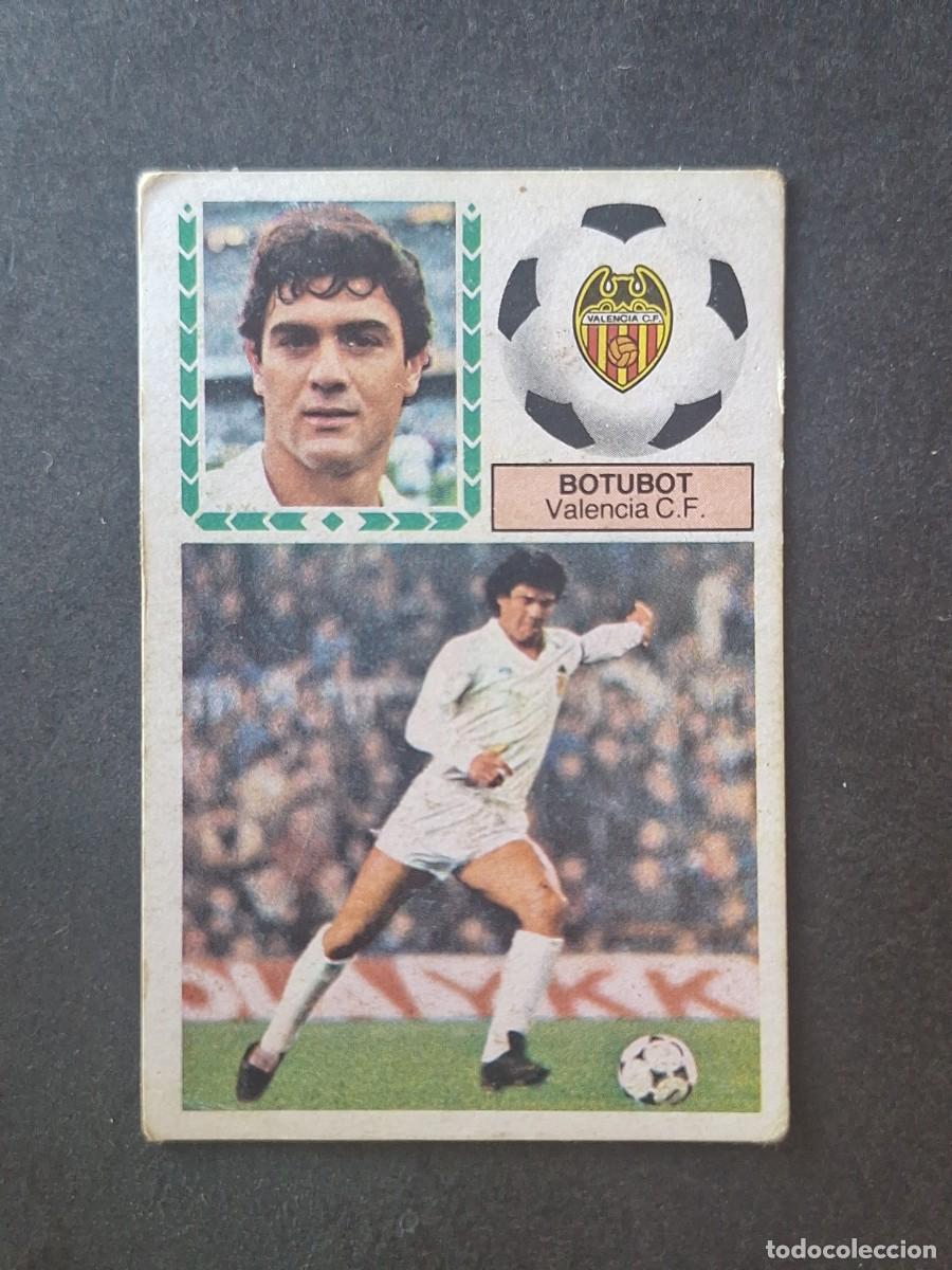Cromos de f&uacute;tbol: L5 BOTUBOT VALENCIA C. F. LIGA ESTE 1983 1984 83 84 DESPEGADO RECUPERADO