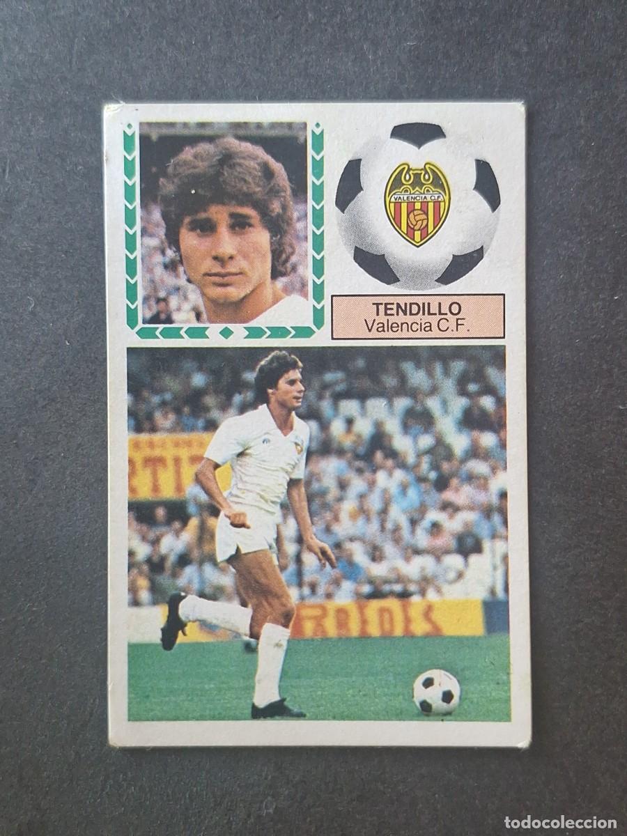 Cromos de f&uacute;tbol: L5 TENDILLO VALENCIA C. F. LIGA ESTE 1983 1984 83 84 DESPEGADO RECUPERADO