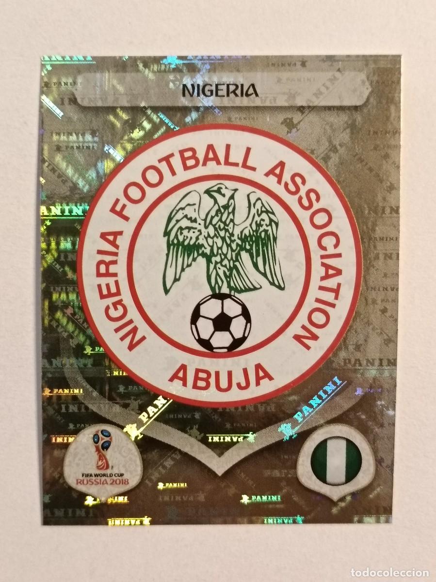 Cromos de f&uacute;tbol: #320 ESCUDO (NIGERIA) MUNDIA RUSIA 2018 PANINI VERSION ROSA