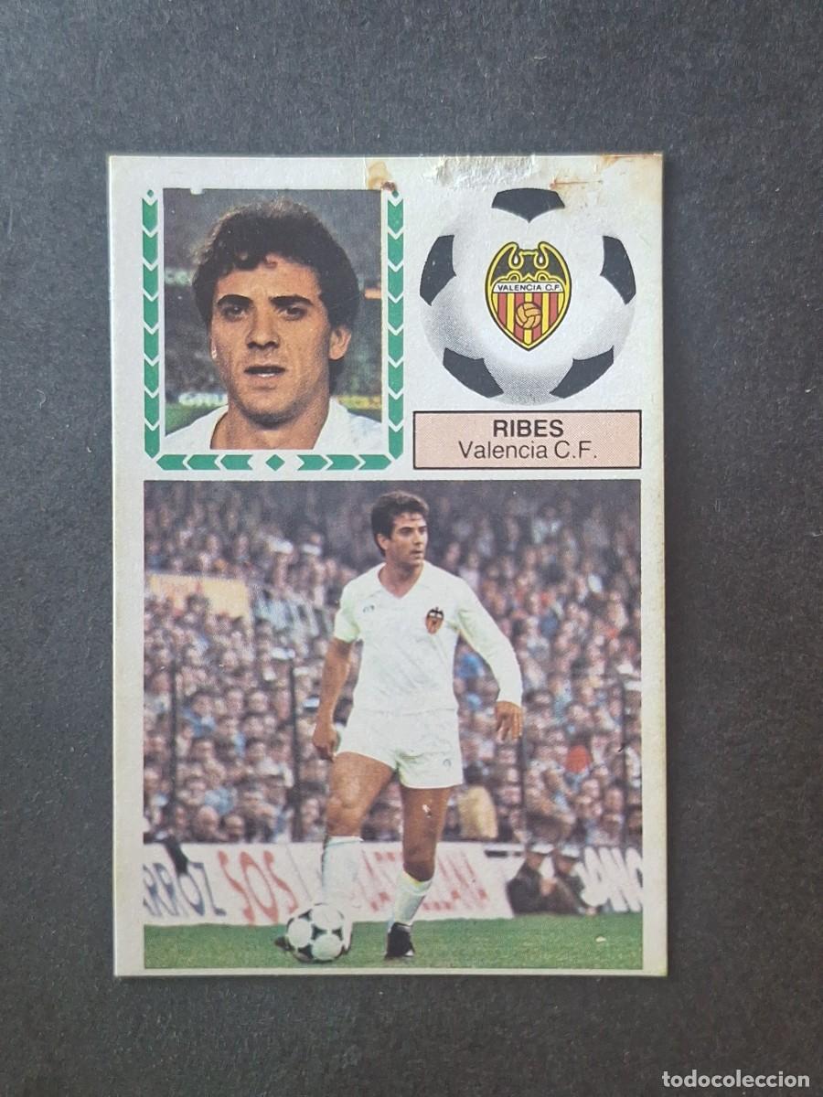 Cromos de f&uacute;tbol: L5 RIBES VALENCIA C. F. LIGA ESTE 1983 1984 83 84 DESPEGADO RECUPERADO