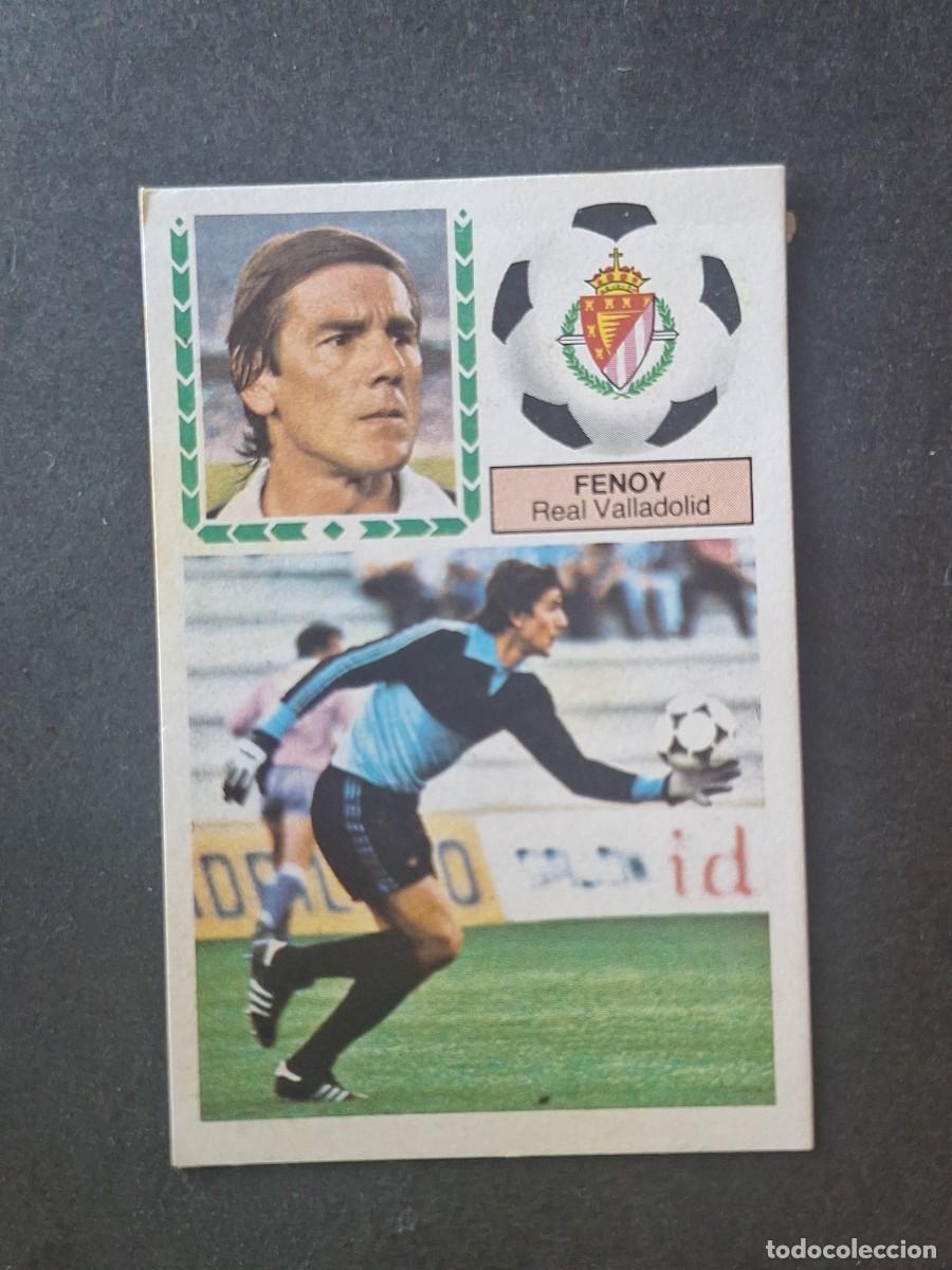Cromos de f&uacute;tbol: L5 FENOY REAL VALLADOLID LIGA ESTE 1983 1984 83 84 DESPEGADO RECUPERADO