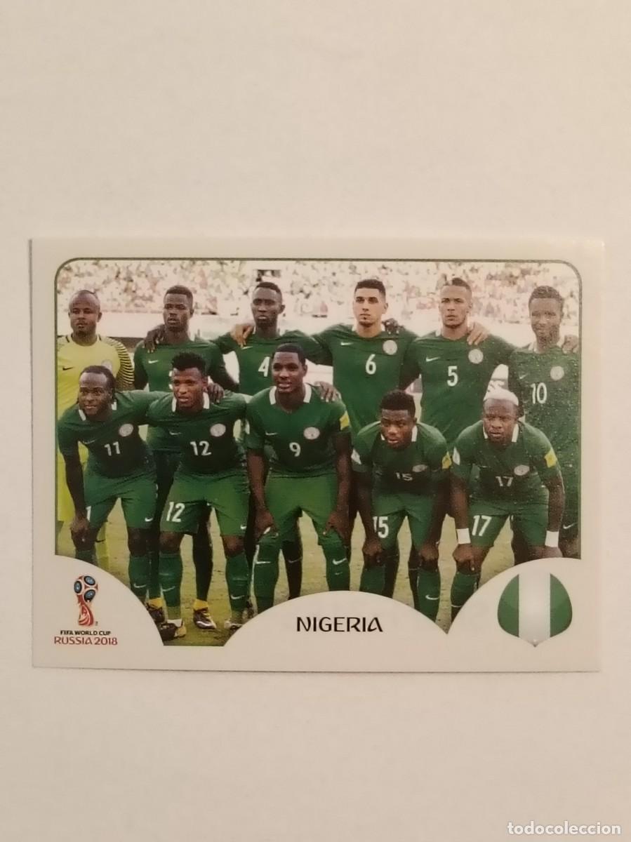 Cromos de f&uacute;tbol: #321 ALINEACION (NIGERIA) MUNDIA RUSIA 2018 PANINI VERSION ROSA