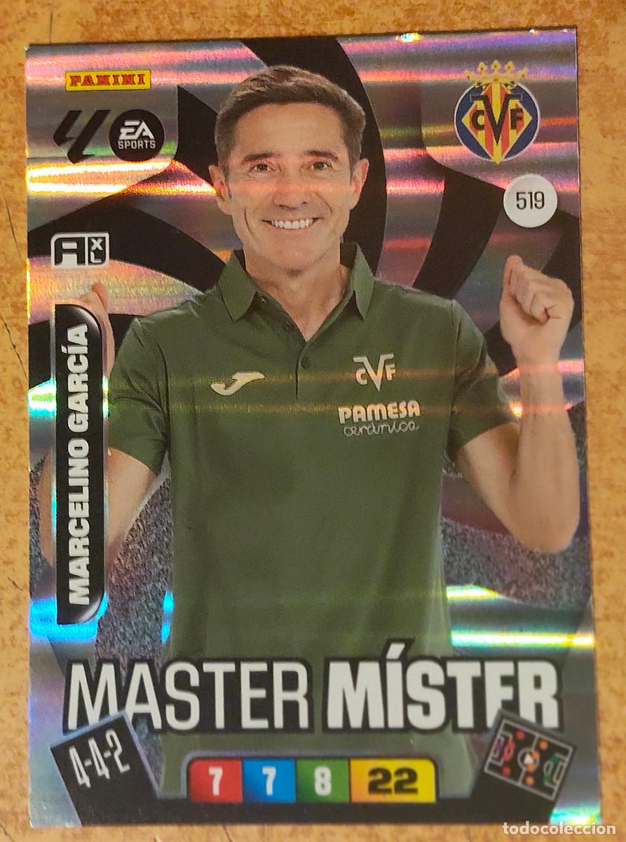 Cromos de f&uacute;tbol: 519 MARCELINO GARC&Iacute;A (MASTER M&Iacute;STER) - VILLARREAL - ADRENALYN XL 2025-26 - 25/26 (NUEVO