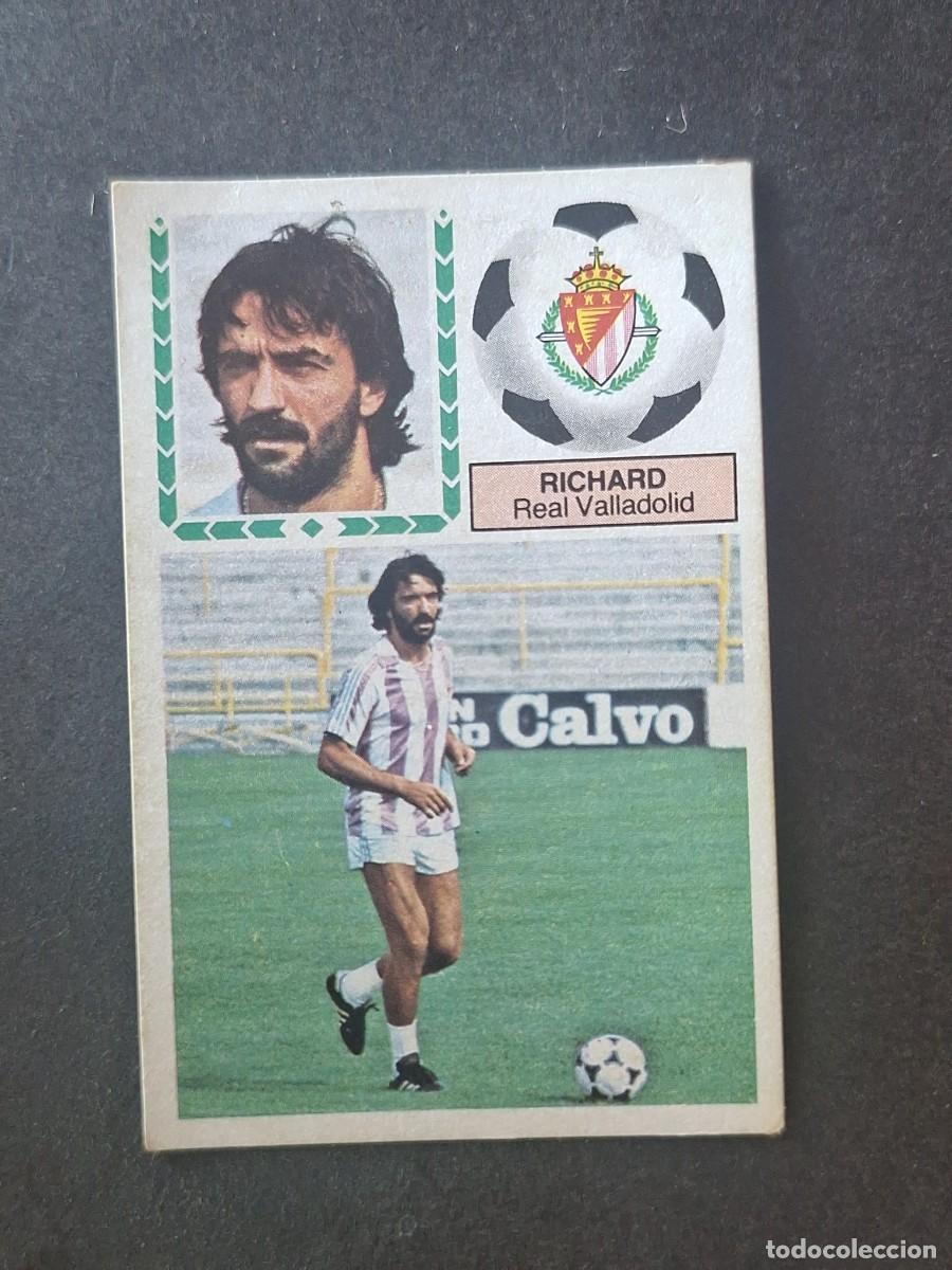 Cromos de f&uacute;tbol: L5 RICHARD REAL VALLADOLID LIGA ESTE 1983 1984 83 84 DESPEGADO RECUPERADO