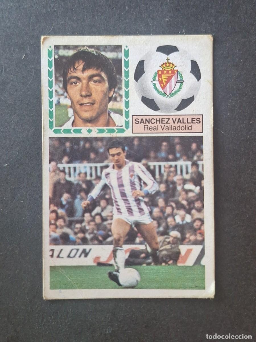 Fu&szlig;ball-Sticker: L5 SANCHEZ VALLES REAL VALLADOLID LIGA ESTE 1983 1984 83 84 DESPEGADO RECUPERADO