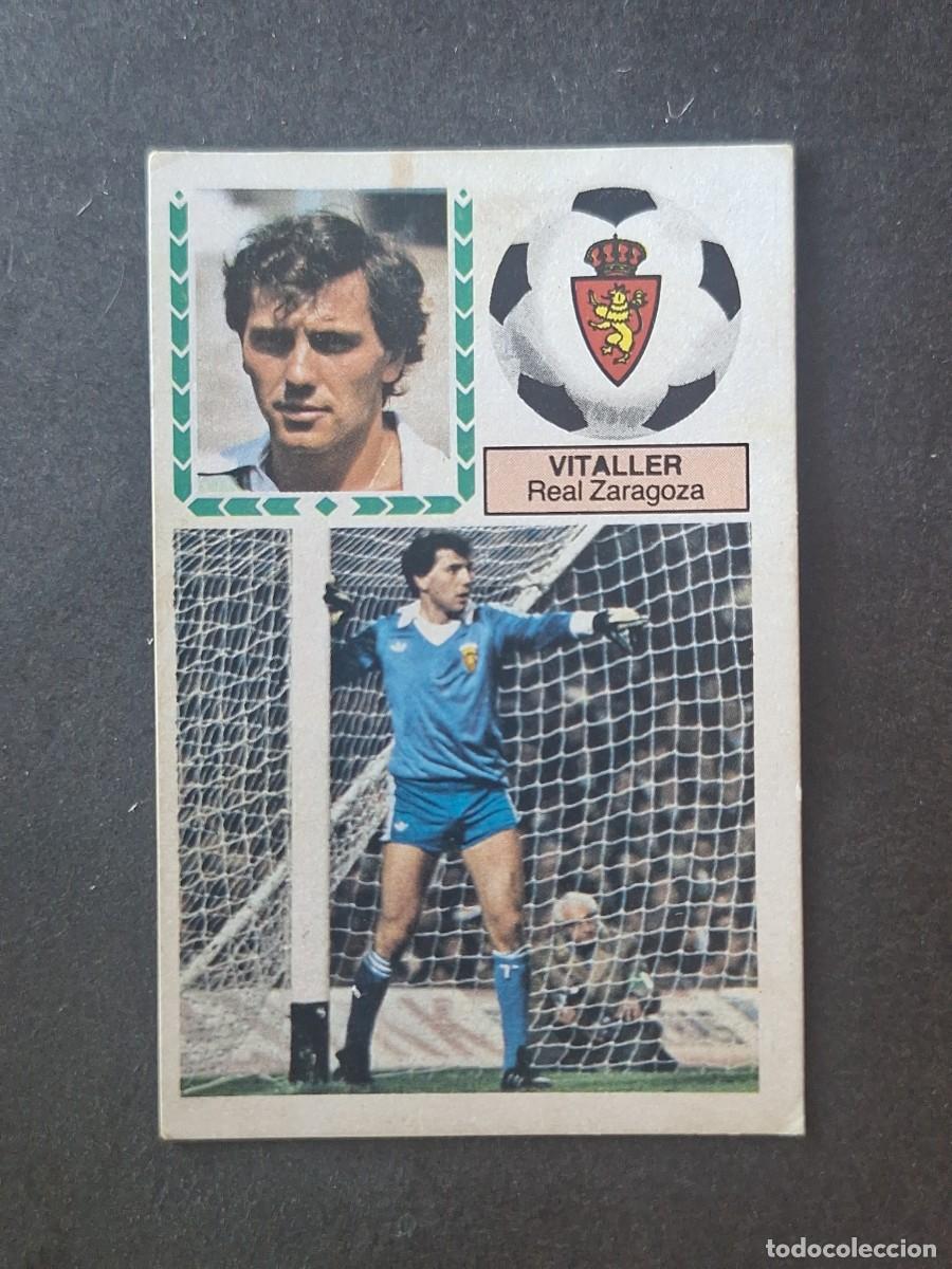 Fu&szlig;ball-Sticker: L5 VITALLER REAL ZARAGOZA LIGA ESTE 1983 1984 83 84 DESPEGADO RECUPERADO