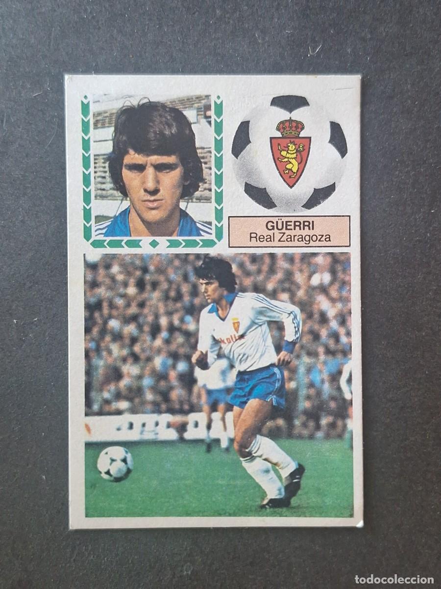 Fu&szlig;ball-Sticker: L5 G&Uuml;ERRI REAL ZARAGOZA LIGA ESTE 1983 1984 83 84 DESPEGADO RECUPERADO