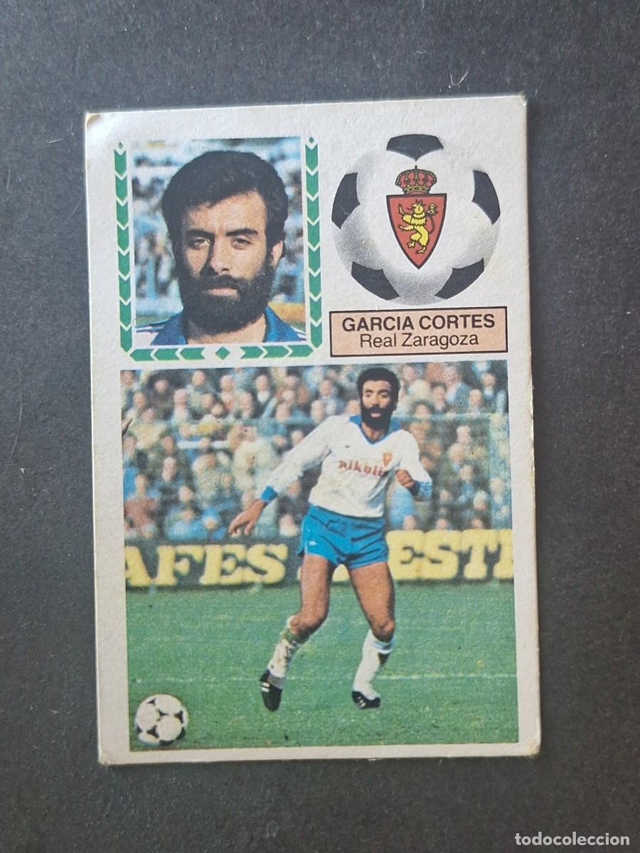 Fu&szlig;ball-Sticker: L5 GARCIA CORTES REAL ZARAGOZA LIGA ESTE 1983 1984 83 84 DESPEGADO RECUPERADO