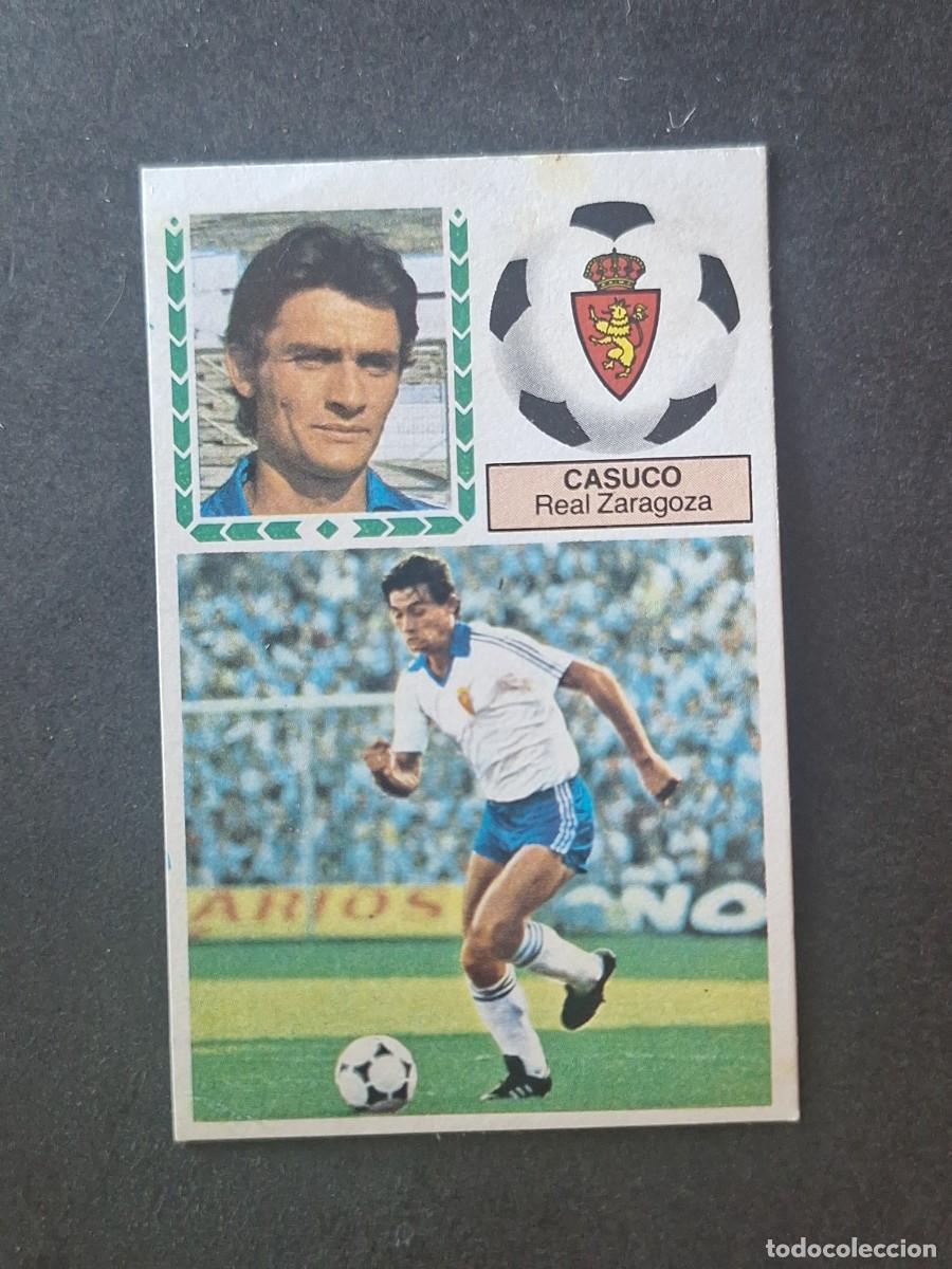 Fu&szlig;ball-Sticker: L5 CASUCO REAL ZARAGOZA LIGA ESTE 1983 1984 83 84 DESPEGADO RECUPERADO
