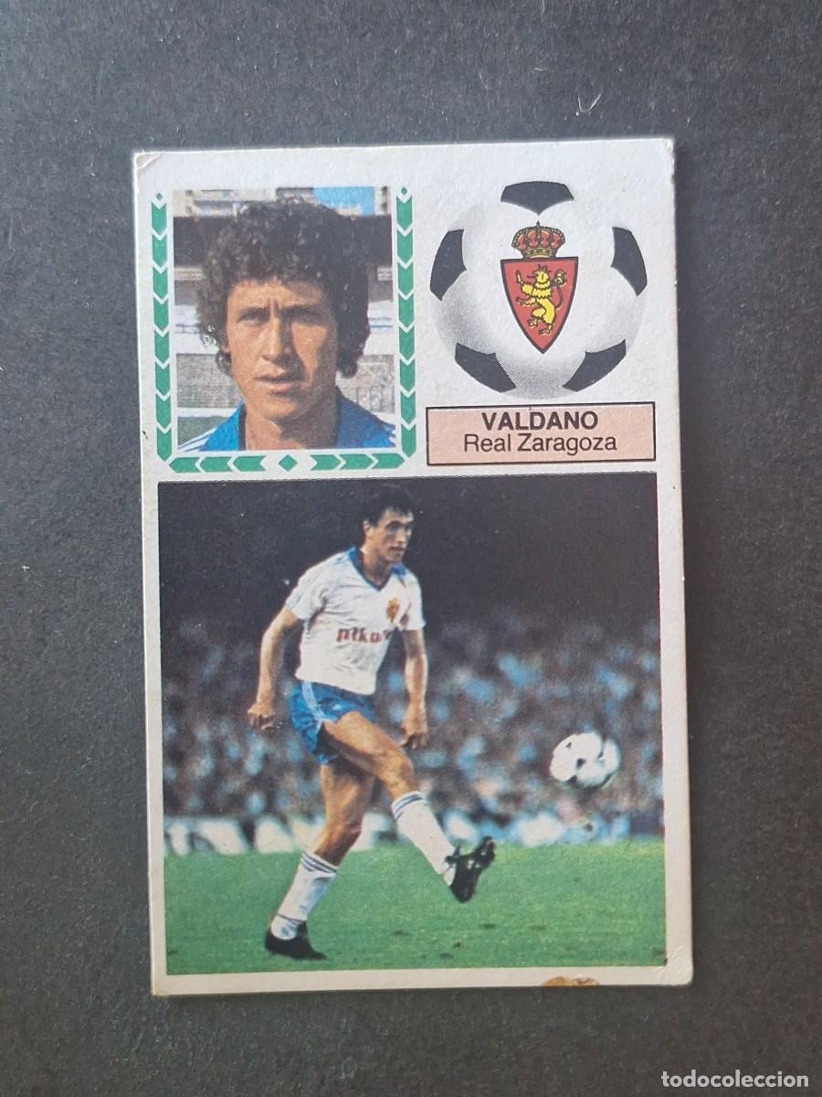 Fu&szlig;ball-Sticker: L5 VALDANO REAL ZARAGOZA LIGA ESTE 1983 1984 83 84 DESPEGADO RECUPERADO