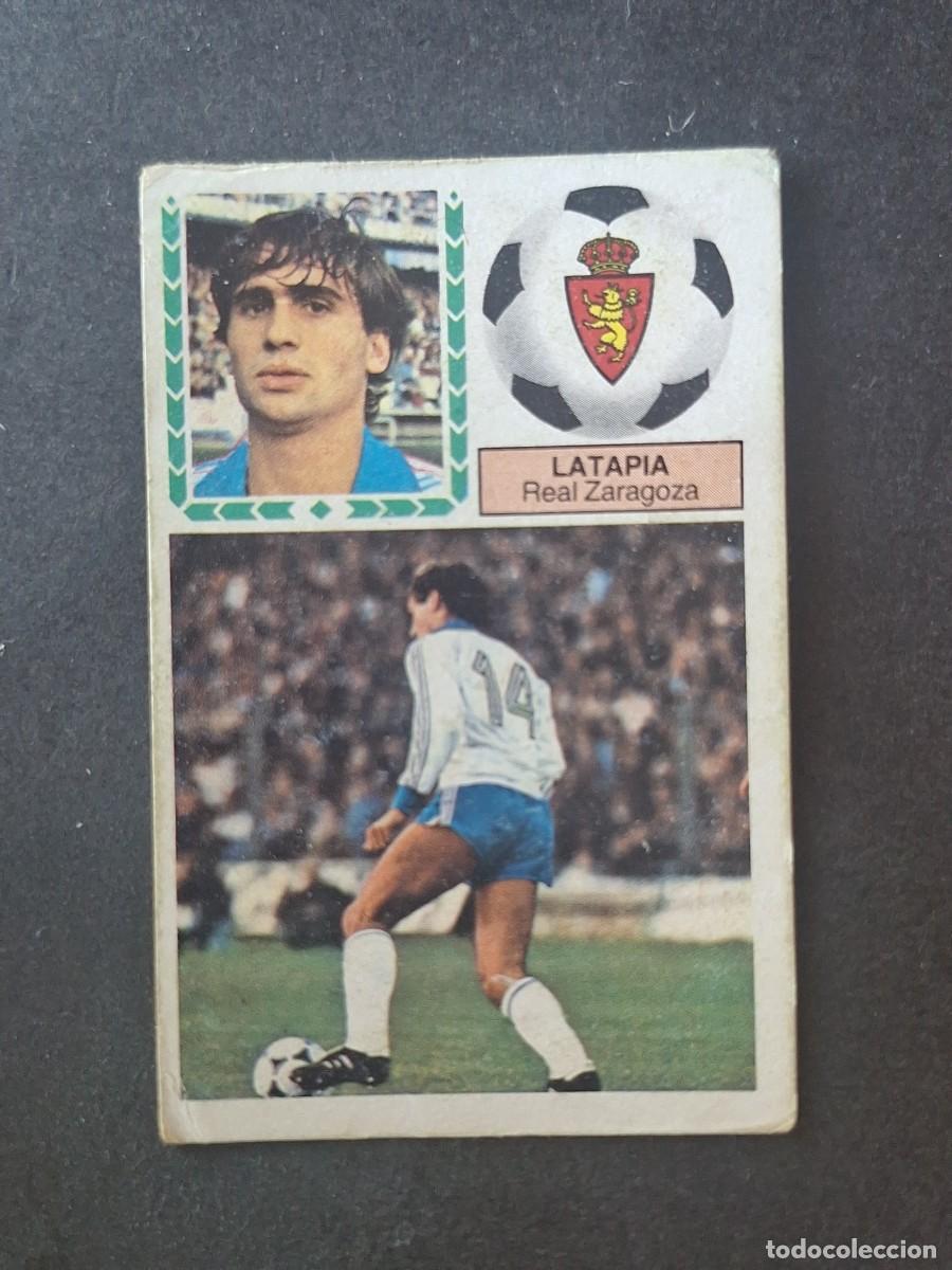 Cromos de f&uacute;tbol: L5 LATAPIA REAL ZARAGOZA LIGA ESTE 1983 1984 83 84 DESPEGADO RECUPERADO