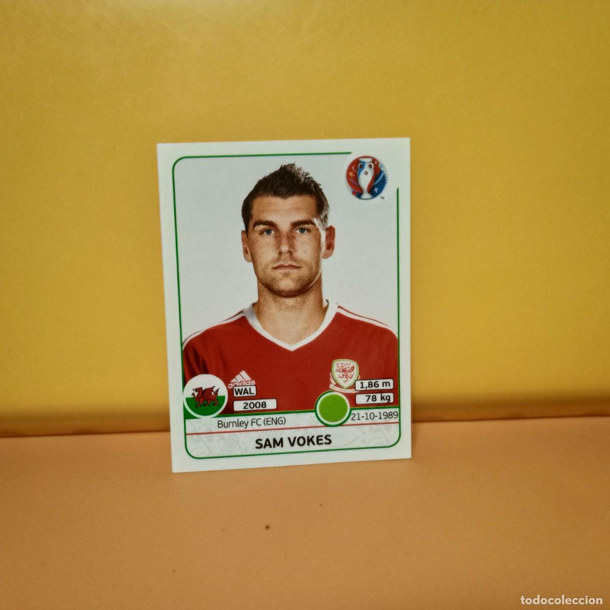 Cromos de f&uacute;tbol: PANINI EURO 2016 FRANCE; EUROCOPA FRANCIA: GALES VOKES 199
