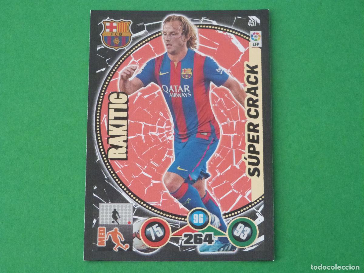 Cromos de f&uacute;tbol: TRADING CARD FUTBOL RAKITIC F.C. BARCELONA N&ordm; 451 LIGA ADRENALYN XL 2014-2015/14-15