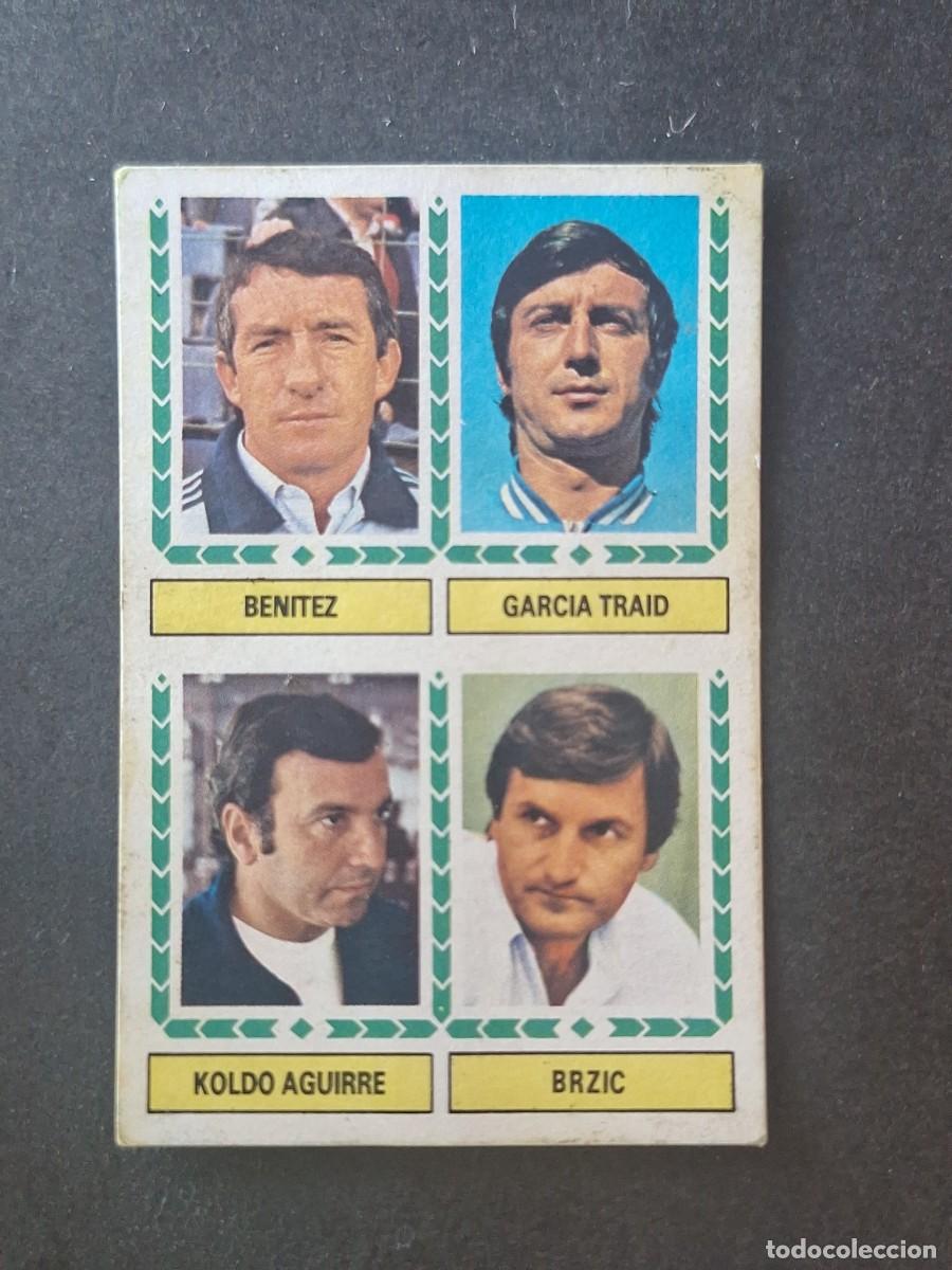 Cromos de f&uacute;tbol: L5 BENITEZ - GARCIA TRAID - KOLDO AGUIRRE - BRZIC LIGA ESTE 1983 1984 83 84 DESPEGADO RECUPERADO