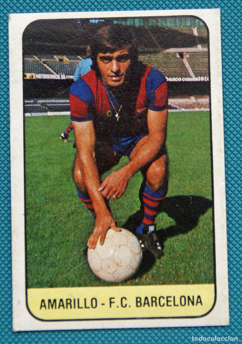 Cromos de f&uacute;tbol: ED. ESTE 78-79. AMARILLO -BARCELONA- NUNCA PEGADO