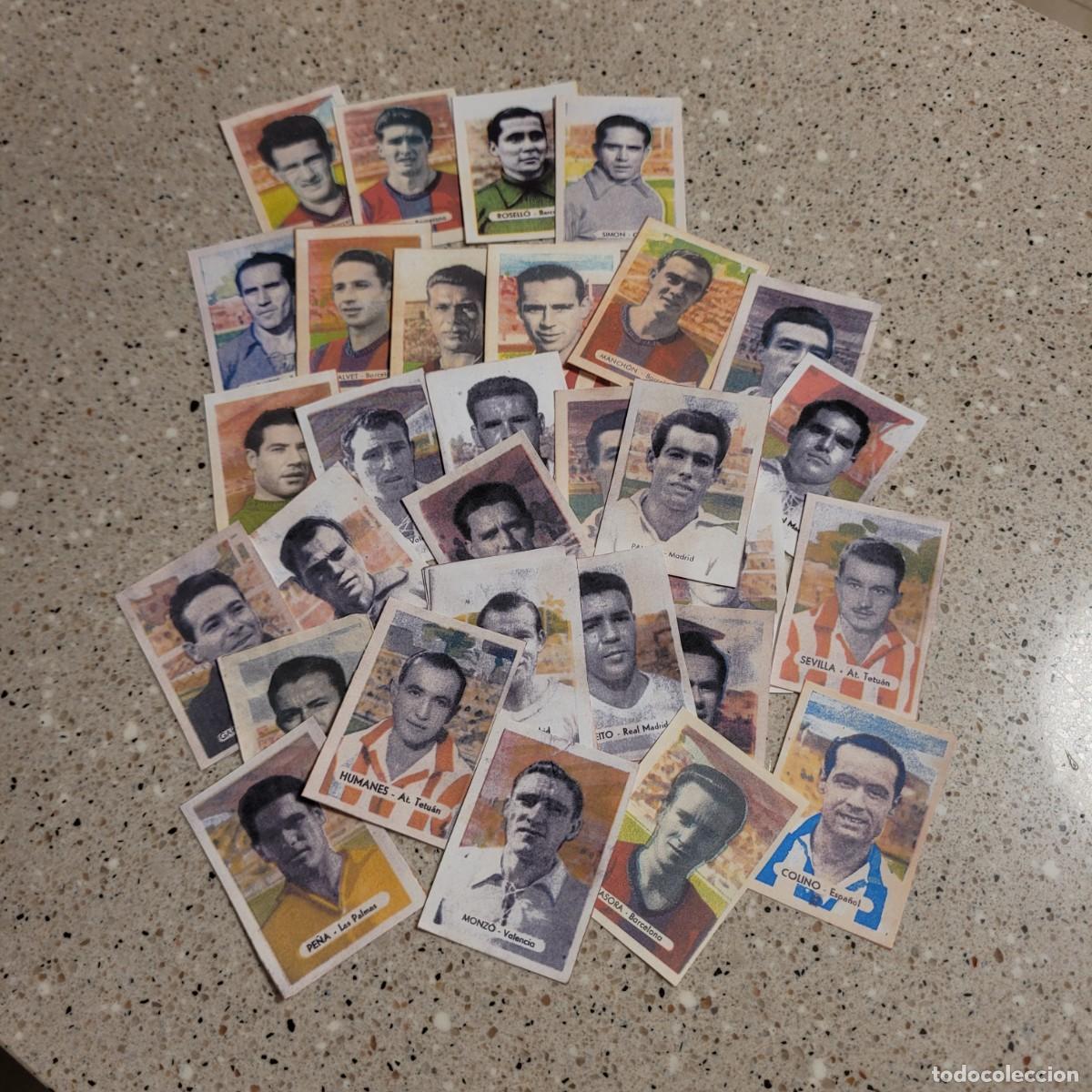 Cromos de f&uacute;tbol: LOTE 2 CROMOS DE RUIZ ROMERO 1951-52
