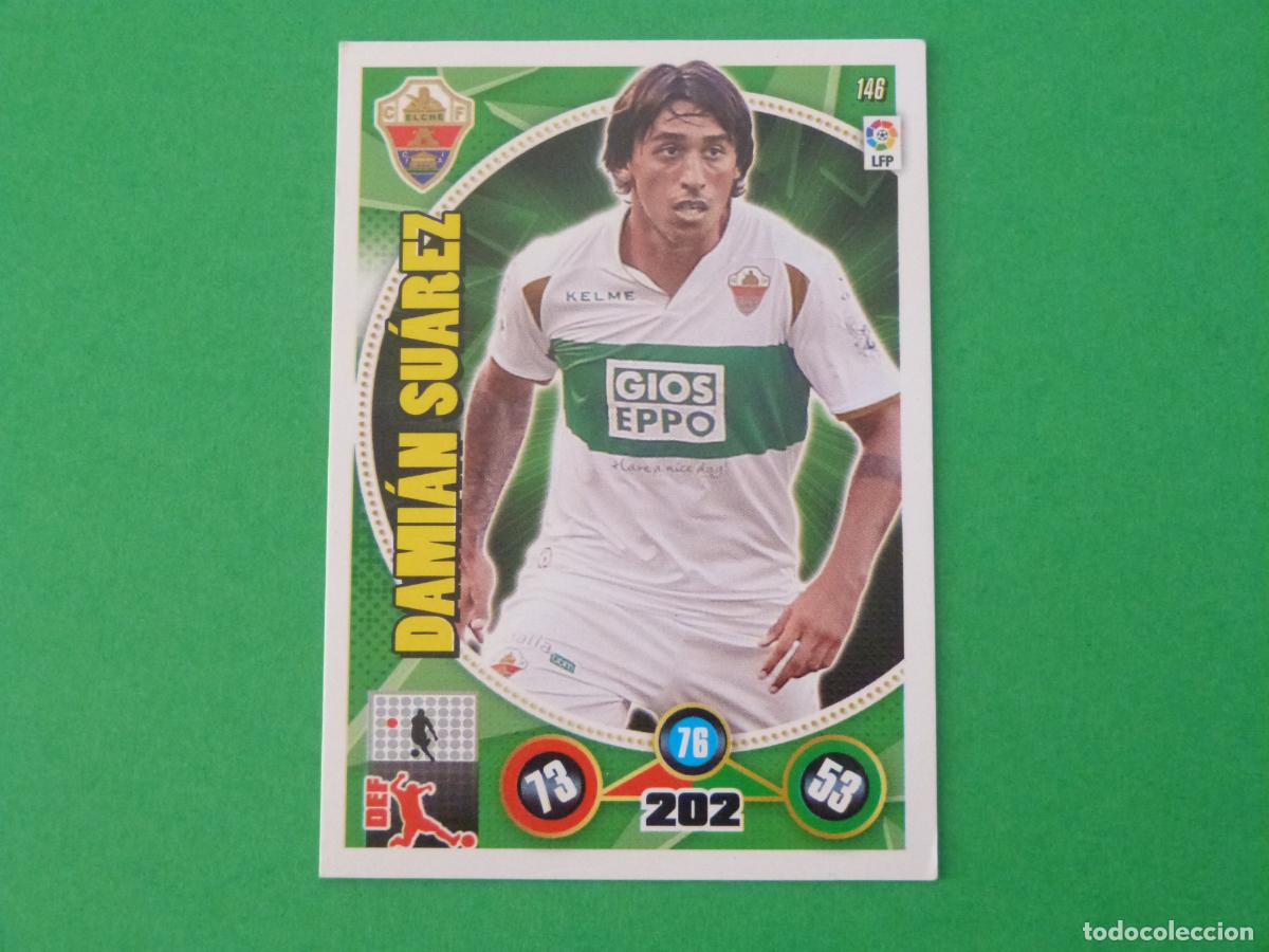 Cromos de f&uacute;tbol: TRADING CARD FUTBOL DAMIAN SUAREZ ELCHE C.F. N&ordm; 146 LIGA ADRENALYN XL 2014-2015/14-15 PANINI