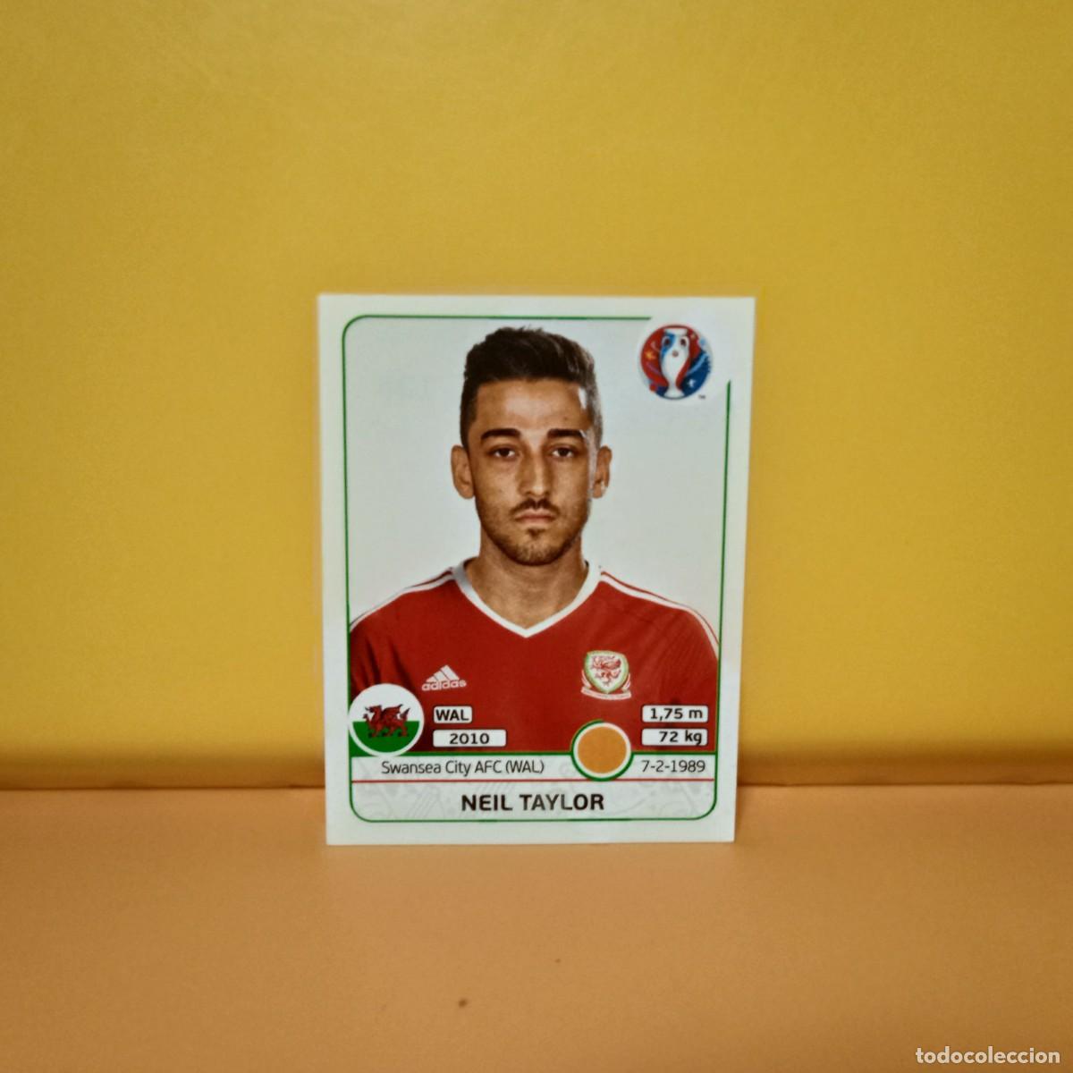 Cromos de Futebol: PANINI EURO 2016 FRANCE; EUROCOPA FRANCIA: GALES NEIL TAYLOR 188