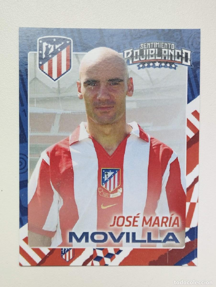 Cromos de f&uacute;tbol: CROMO ATLETICO DE MADRID - SENTIMIENTO ROJIBLANCO - CENTROCAMPISTAS - JOSE MARIA MOVILLA