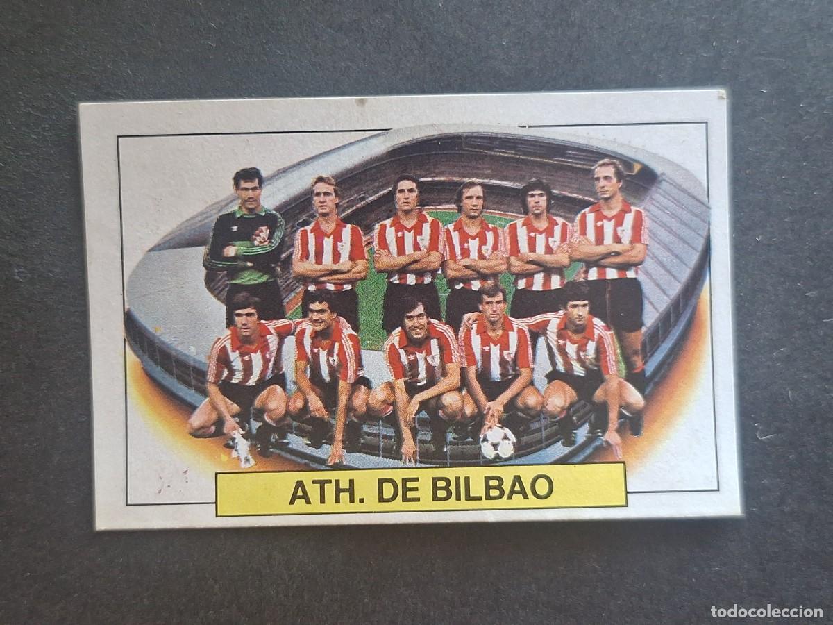 Cromos de f&uacute;tbol: L5 EQUIPO ALINEACION ATHLETIC CLUB DE BILBAO LIGA ESTE 1983 1984 83 84 DESPEGADO RECUPERADO
