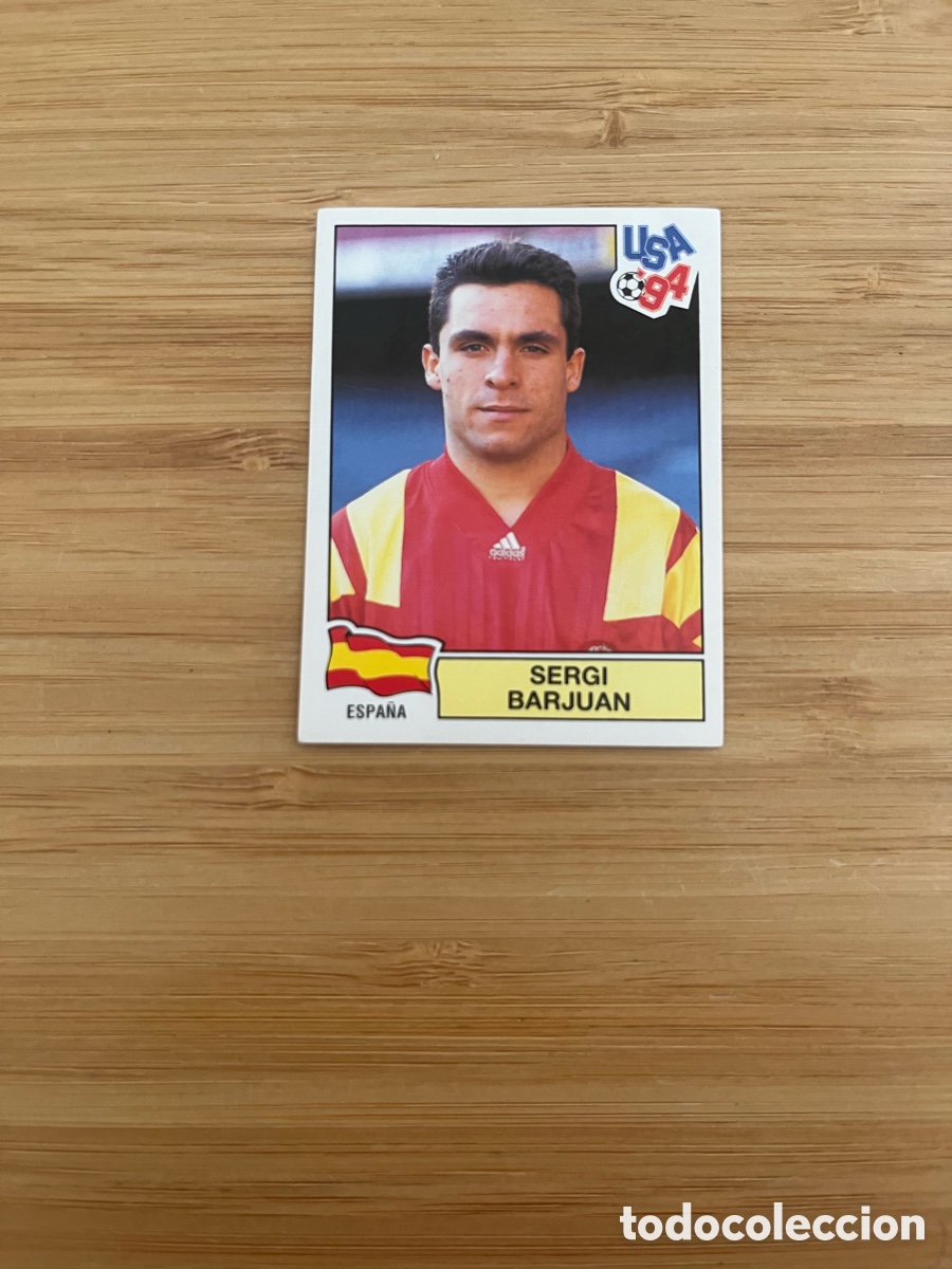 Cromos de f&uacute;tbol: SERGI BARJUAN 193 ESPA&Ntilde;A SPAIN MUNDIAL ESTADOS UNIDOS 94 USA 1994 PANINI NUEVO SIN PEGAR