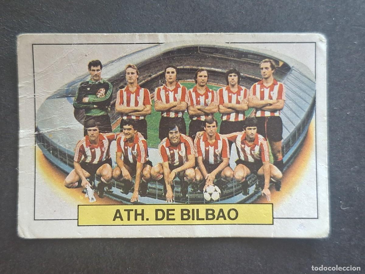 Cromos de f&uacute;tbol: L5 EQUIPO ALINEACION ATHLETIC CLUB DE BILBAO LIGA ESTE 1983 1984 83 84 DESPEGADO RECUPERADO