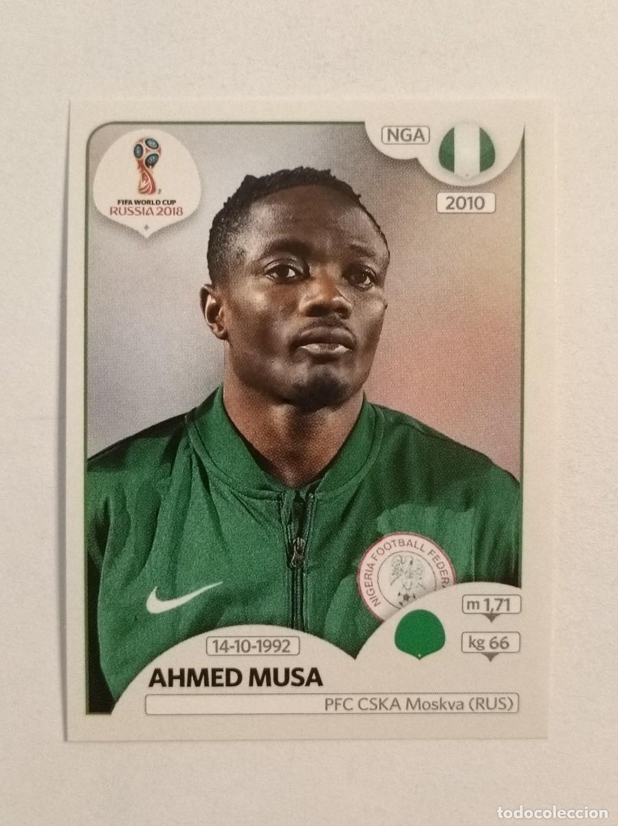 Cromos de f&uacute;tbol: #334 MUSA (NIGERIA) MUNDIA RUSIA 2018 PANINI VERSION ROSA