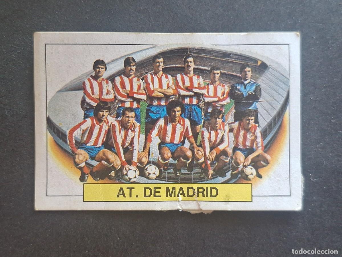 Cromos de f&uacute;tbol: L5 EQUIPO ALINEACION ATLETICO DE MADRID LIGA ESTE 1983 1984 83 84 DESPEGADO RECUPERADO