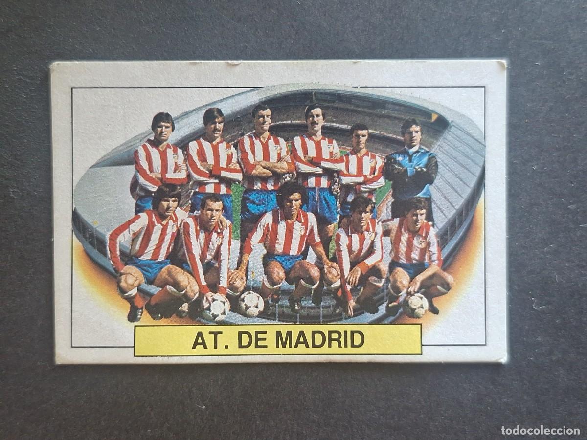 Cromos de f&uacute;tbol: L5 EQUIPO ALINEACION ATLETICO DE MADRID LIGA ESTE 1983 1984 83 84 DESPEGADO RECUPERADO